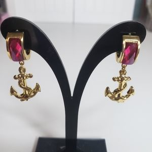 Anchor earrings